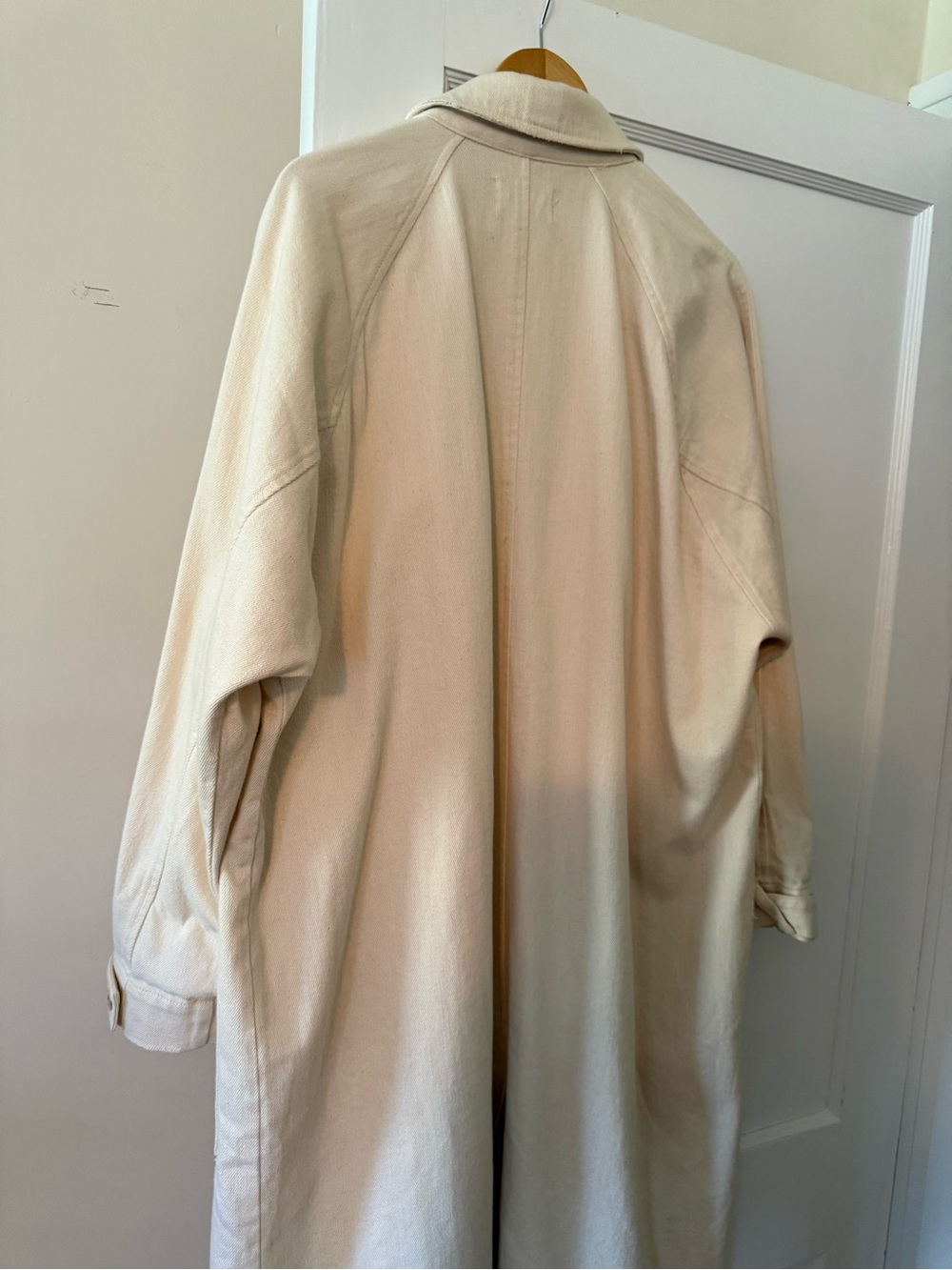 Anthropologie 100% cotton Pilcro Longline Women's Duster Coat - Picture 4 of 10